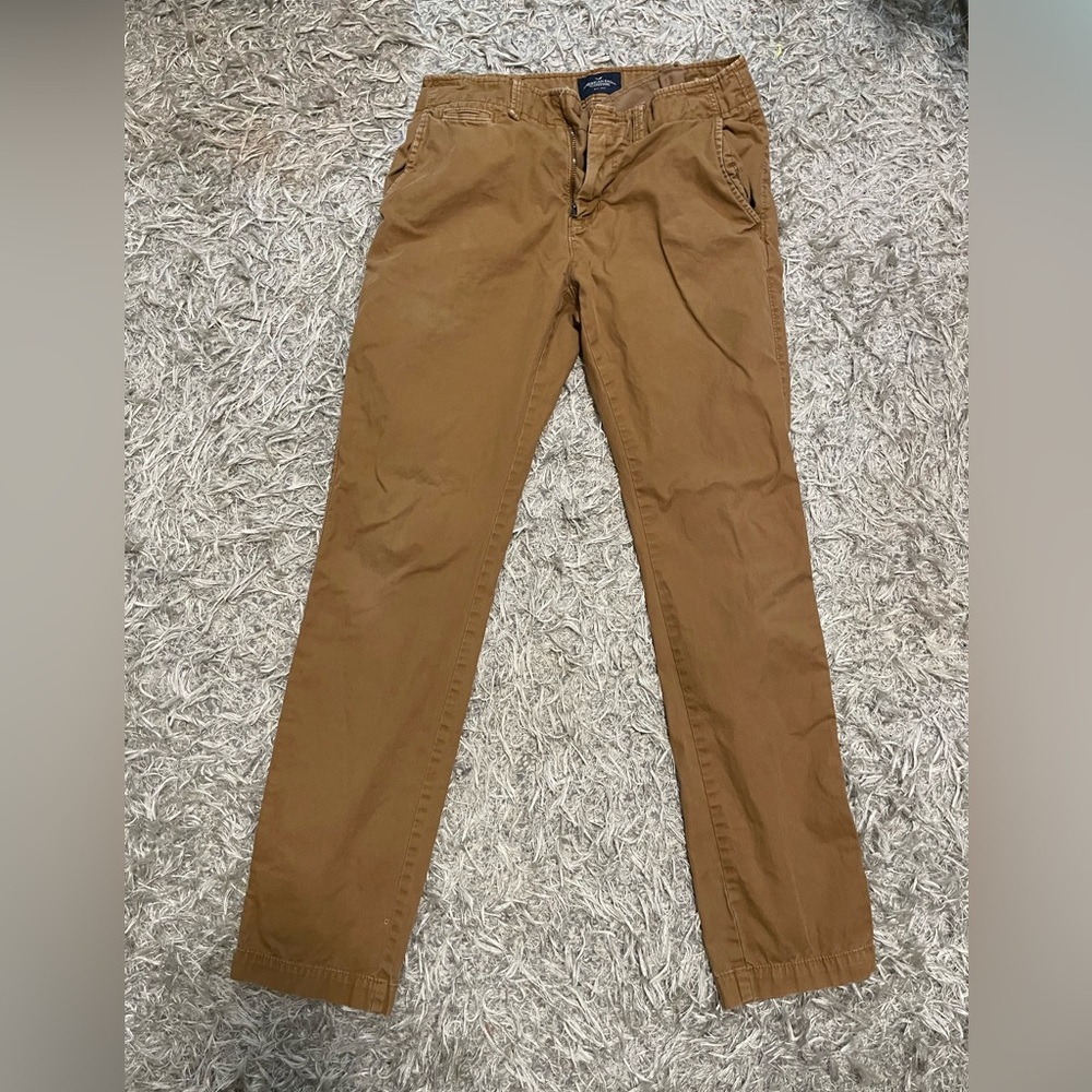 American Eagle Outfitters Men's Brown Chinos 30x34